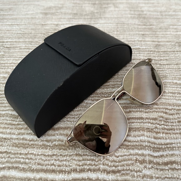 PRADA Bronze Mirrored Sunglasses - Picture 2 of 8